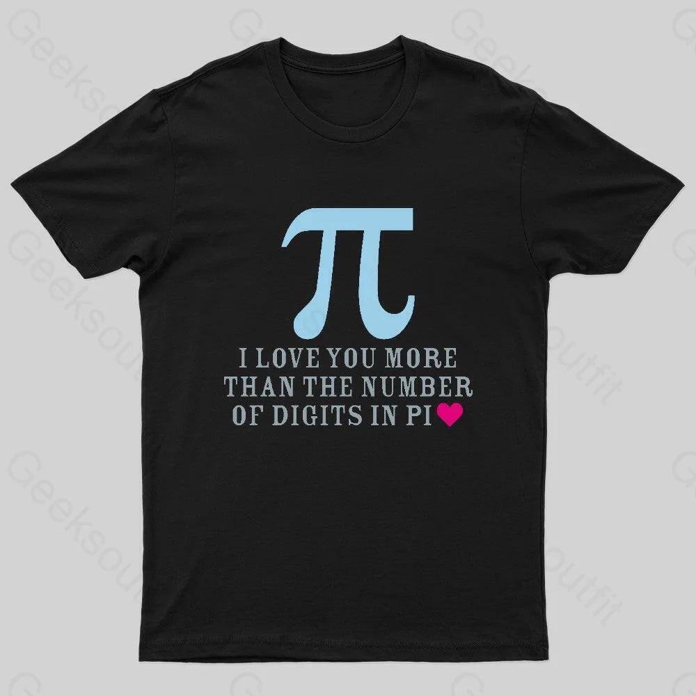 Digits In Pi Geek Tshirt